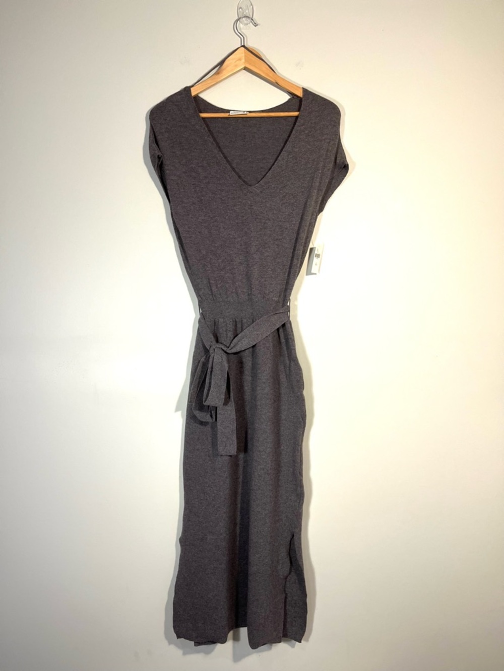 NWT From The Heart of Anthropologie Building 13 Gray Sweater Dress XXS